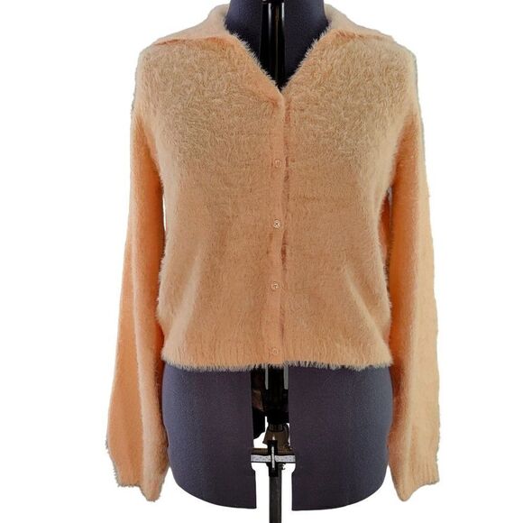 Wild Fable Fuzzy Button-Front Cardigan Sz XS - Picture 1 of 8